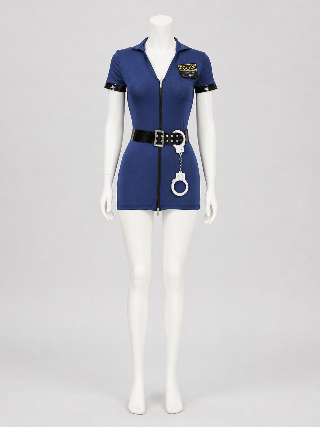 Police Costume with Shorts for Halloween Cosplay