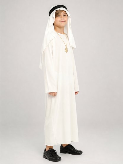 Children's Arabian-Style Carnival Costume with Pendant