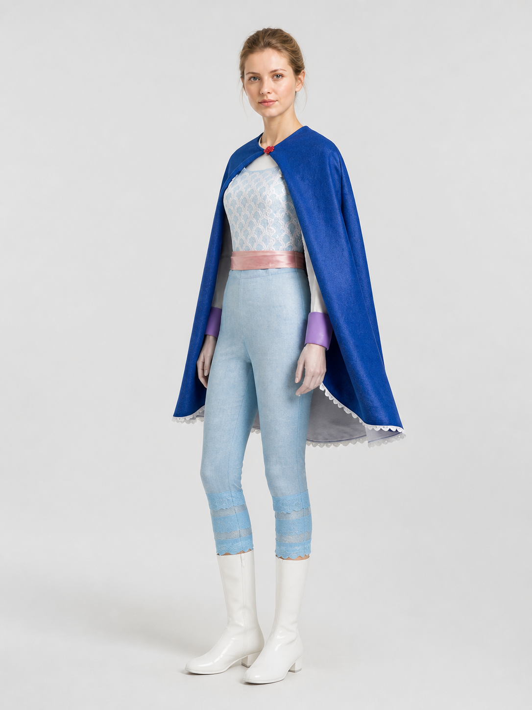 Toy Story Cosplay Costume: Woody, Bo Peep, and Jessie side view