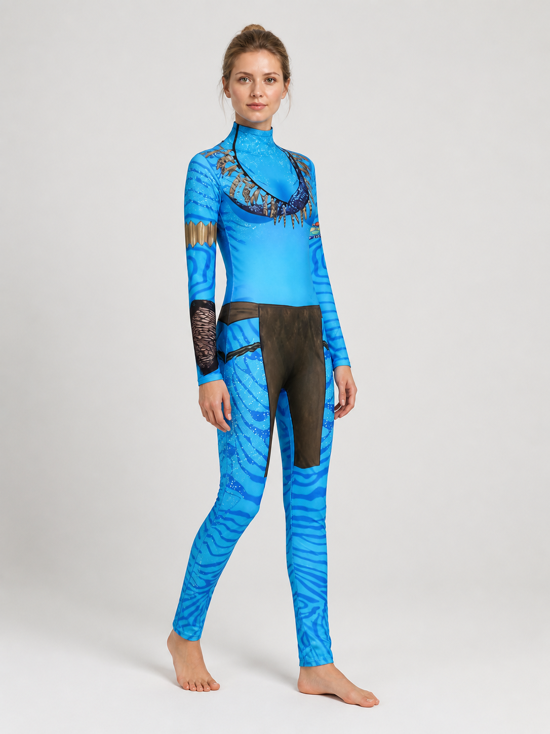 Avatar 3 Blue Cosplay Jumpsuit Costume