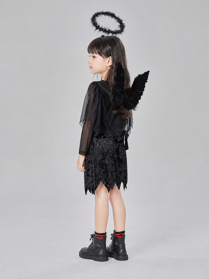 Angel Costume with Wings and Halo for Cosplay
