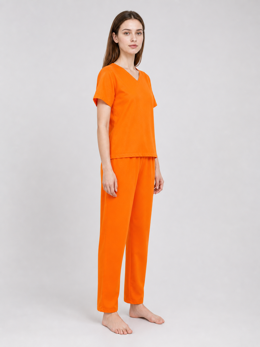 Prison-Style Costume Set: Shirt and Pants