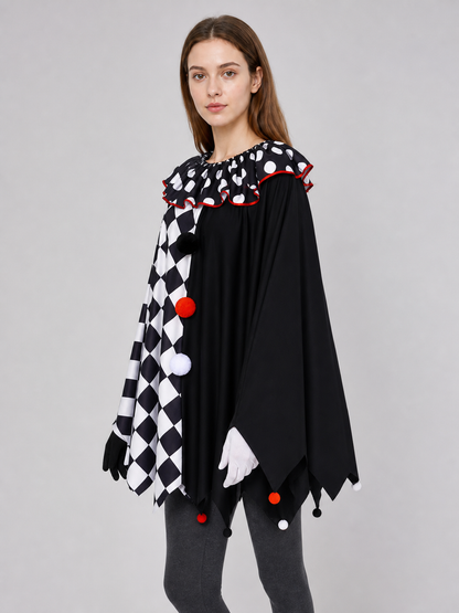 Clown Cape for a Carnival Costume