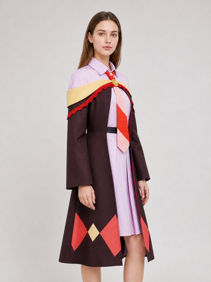 Megumin Cosplay Costume: Shirt, Skirt, Cloak, Hat