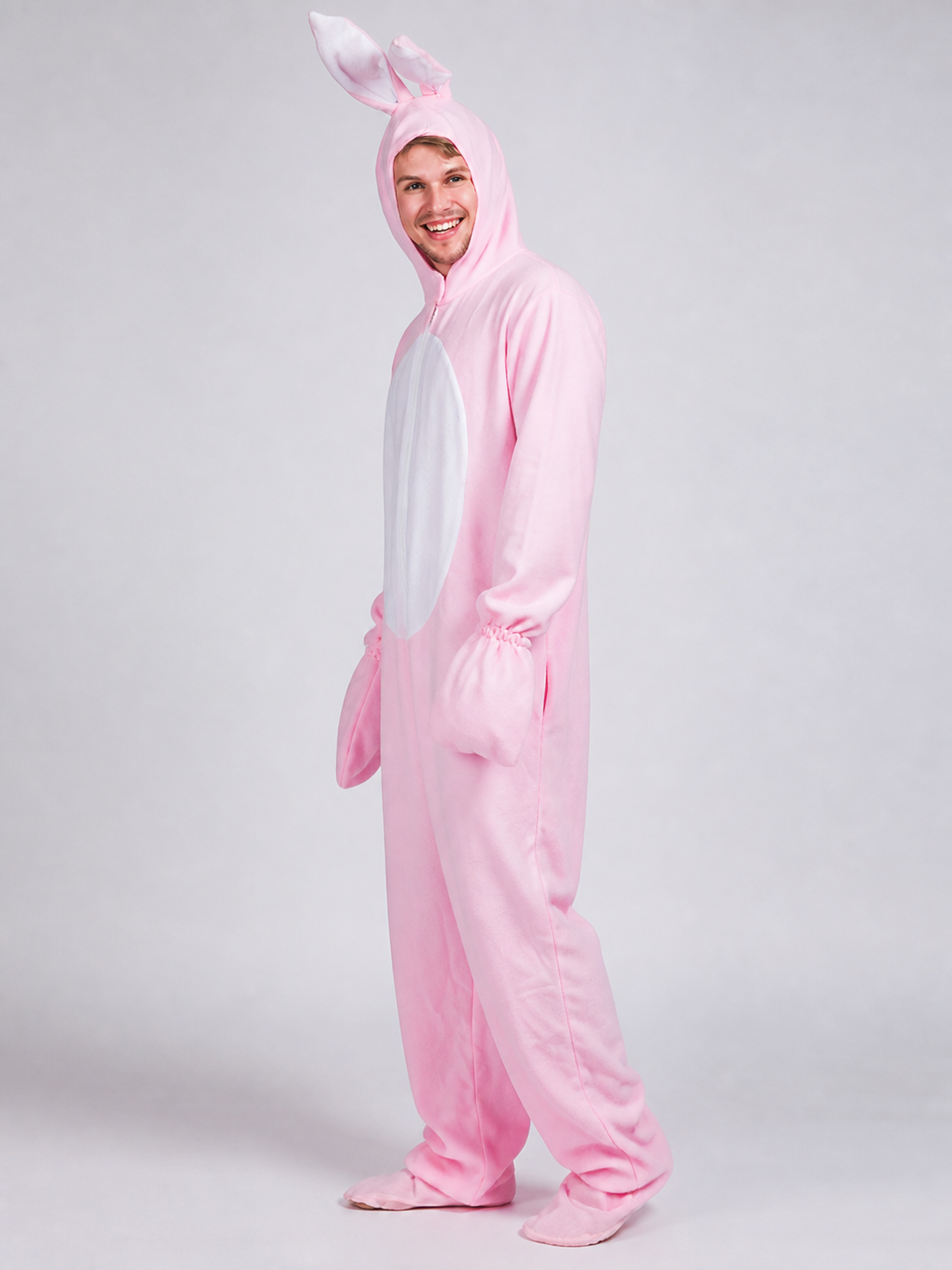 One-piece Bunny Costume with Hood and Ears