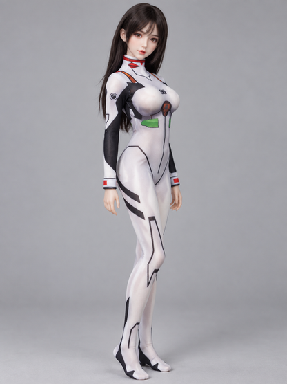 1/6 Doll Jumpsuit with Geometric Print