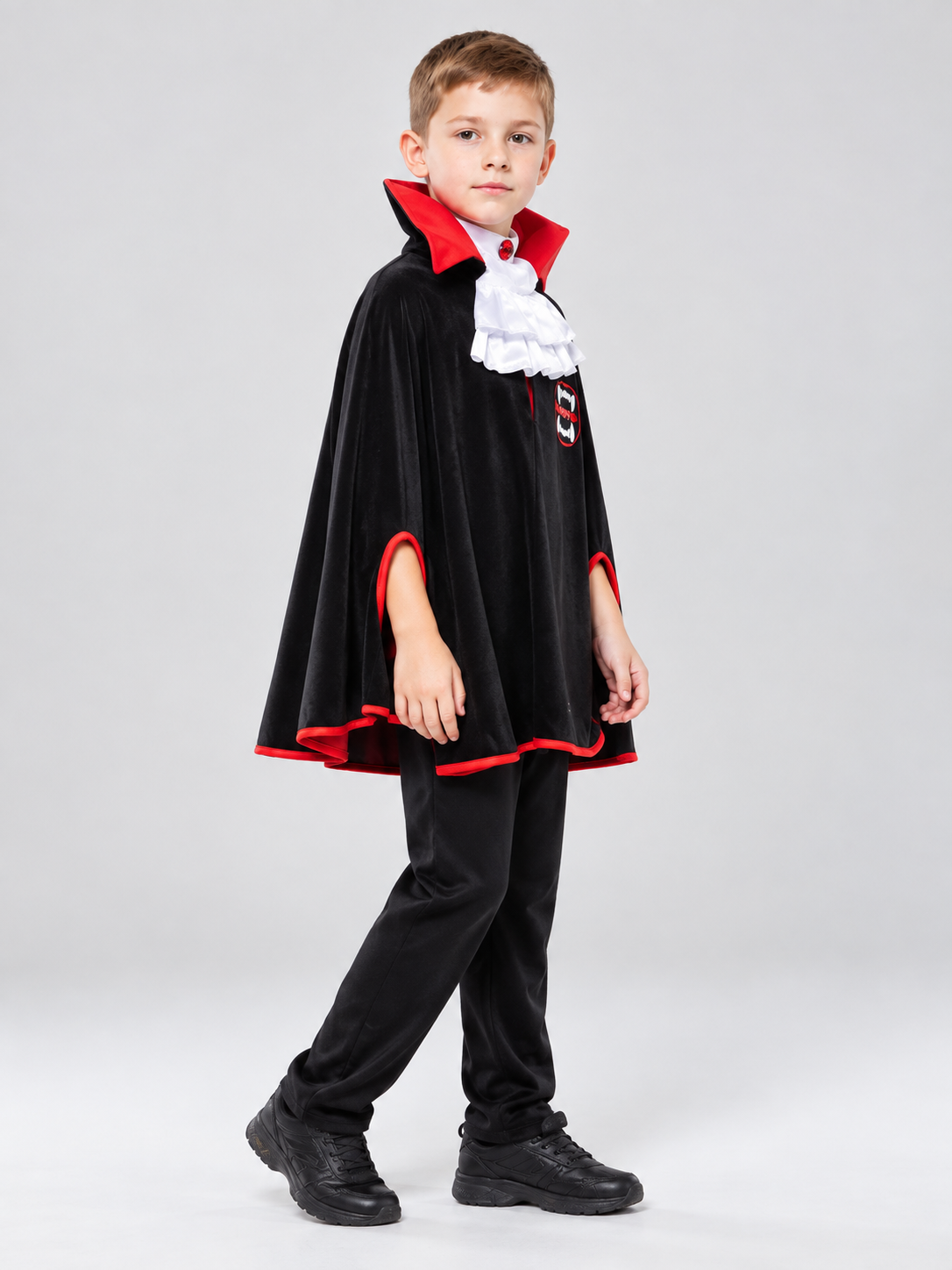 Children's Vampire-Style Costume Cape side view