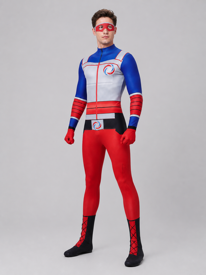 Henry Cosplay Costume: Jumpsuit with Mask side view