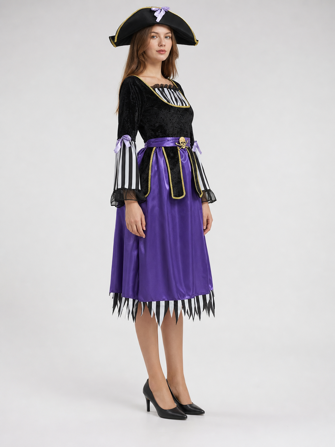 Pirate Costume with Hat and Belt