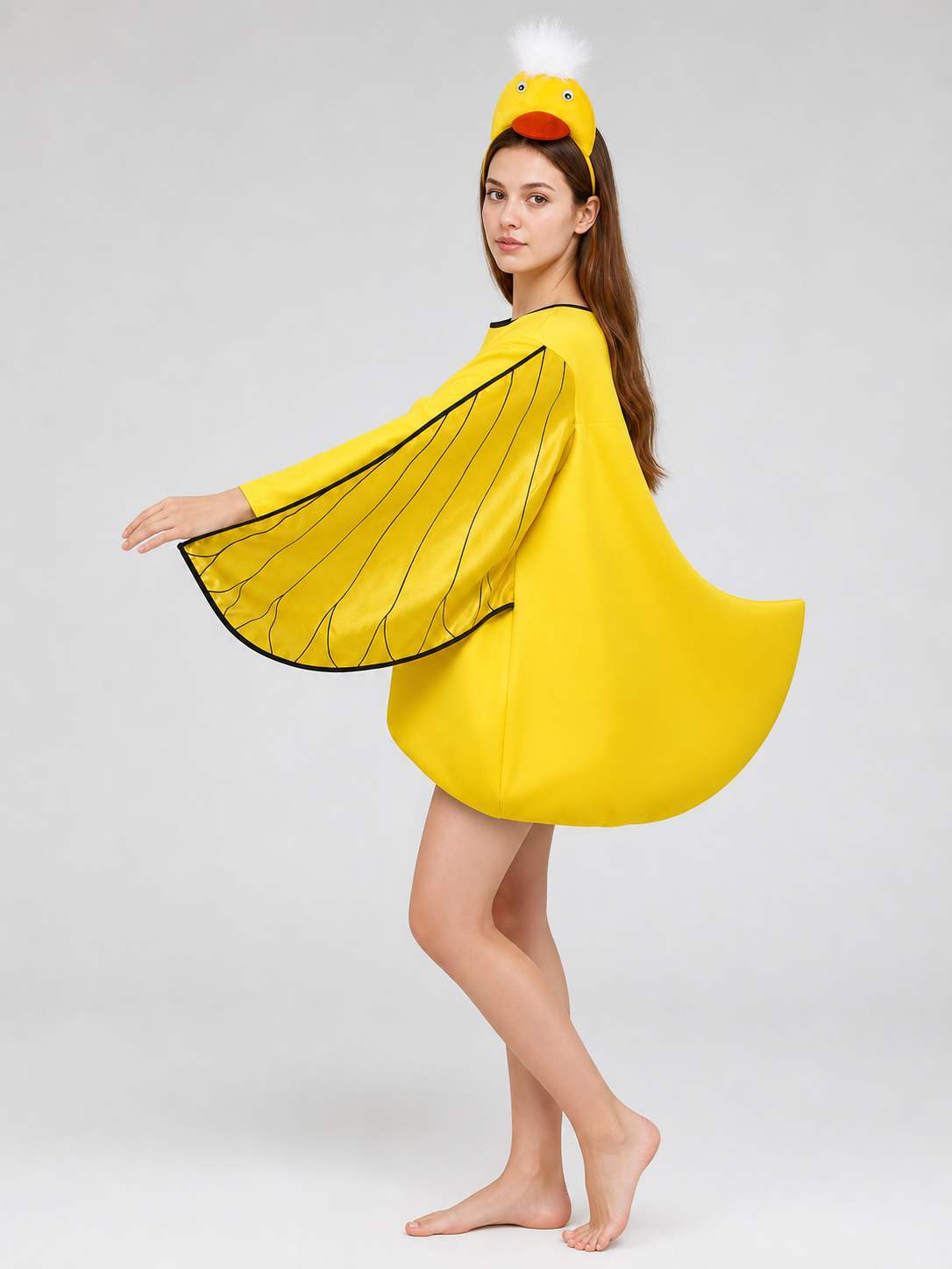 Duck costume with wings and headband