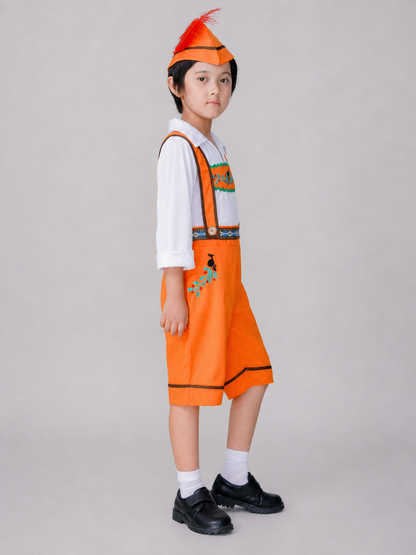 Historical National Costume with Suspenders