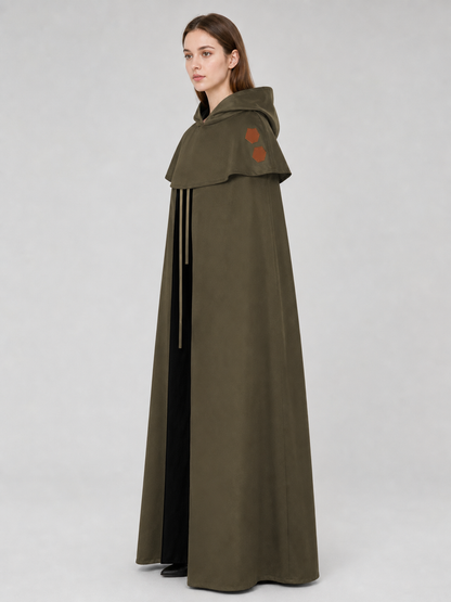 Medieval Hooded Elf Cloak for Cosplay