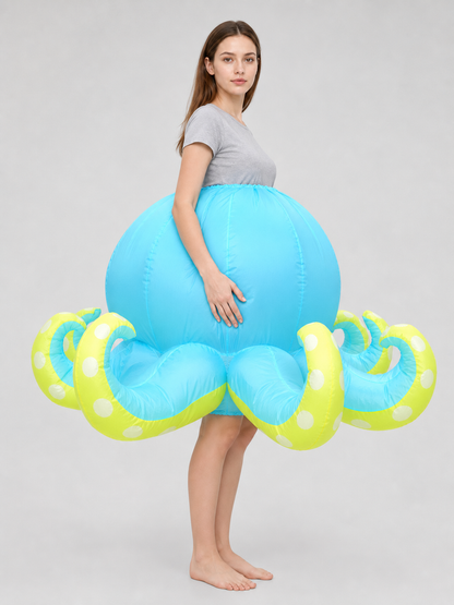 Inflatable Octopus Costume for Halloween and Parties