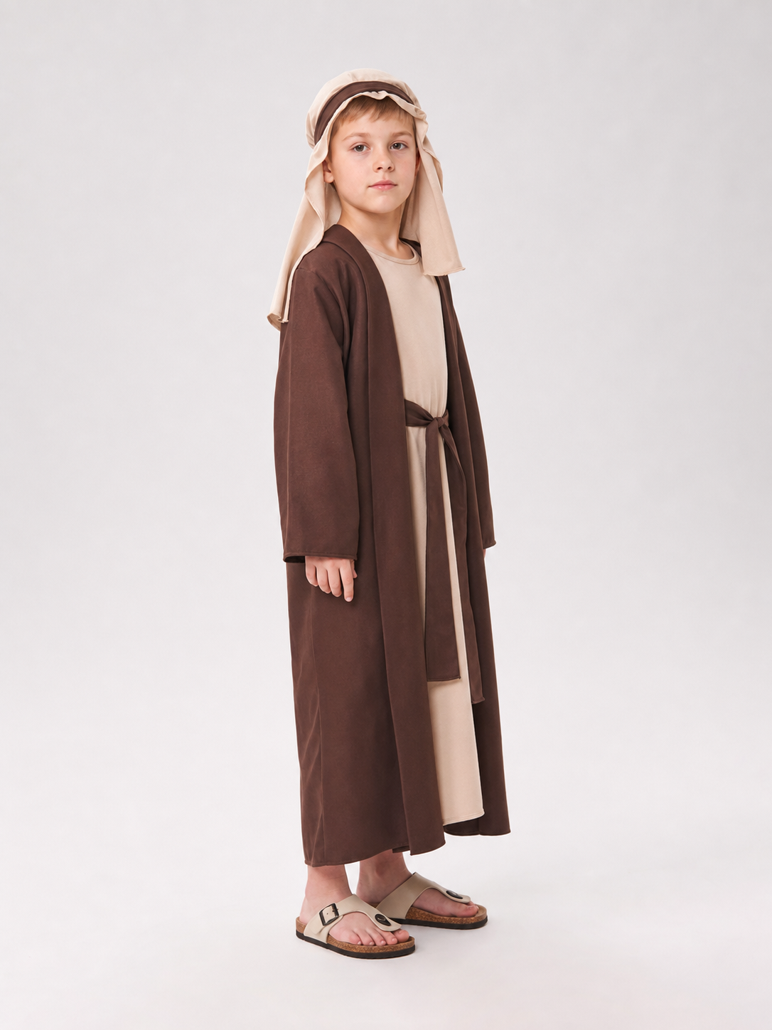Biblical Elder Costume with Robe and Beard