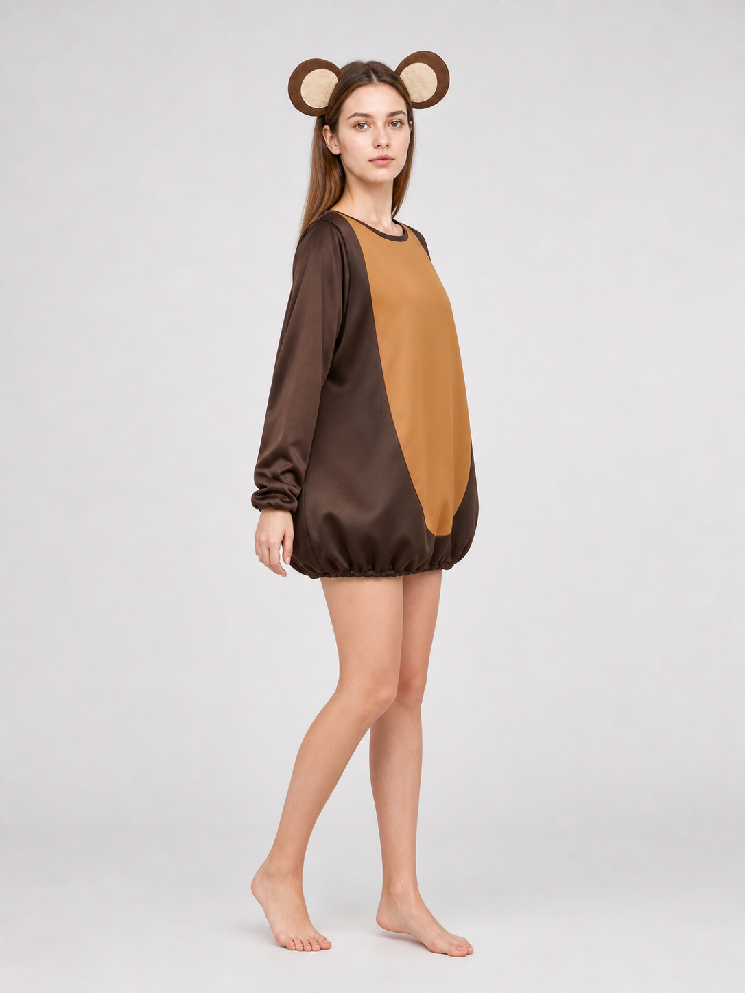 Adult Monkey Costume, Brown