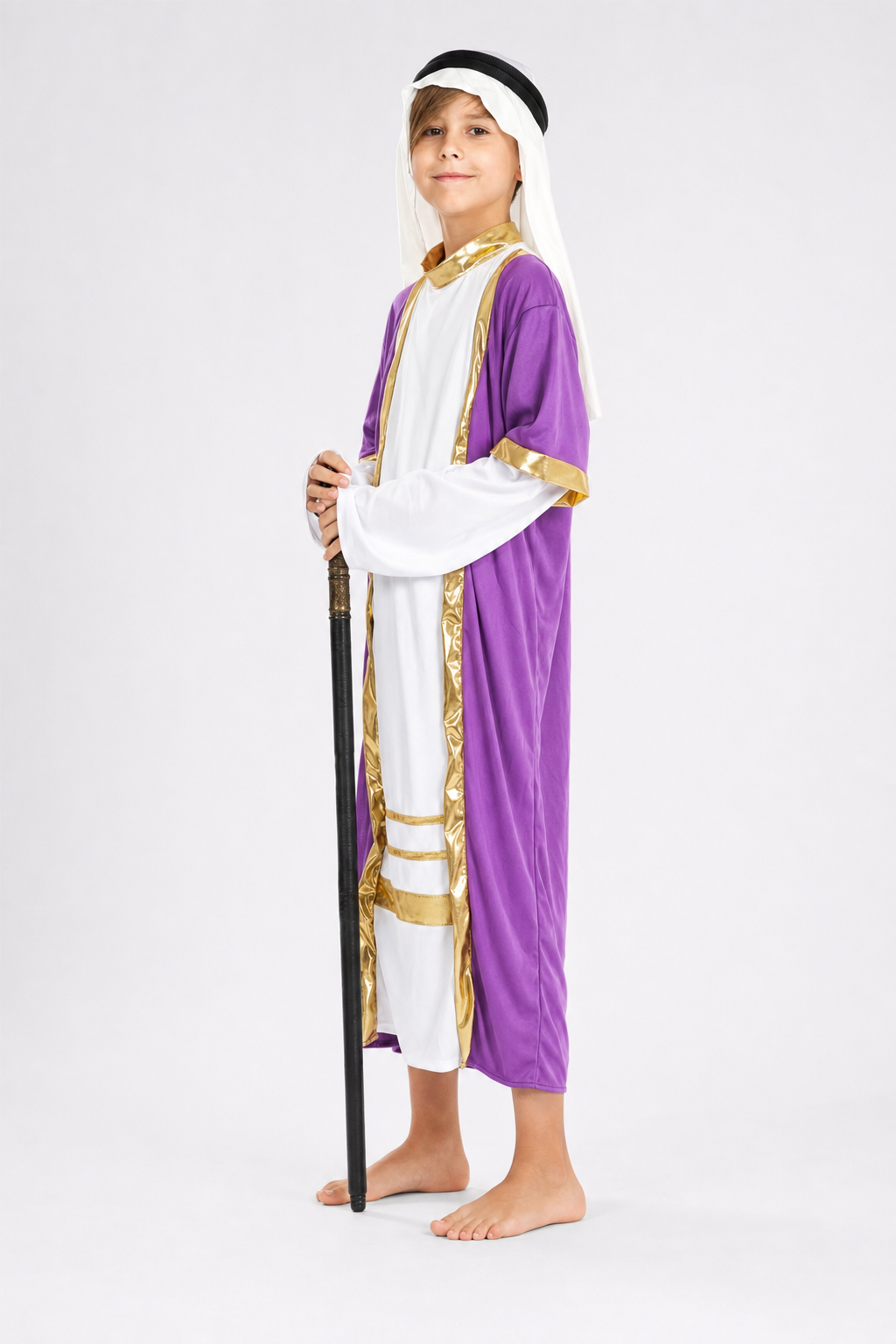 Kids' Arabian Costume with Cape and Headpiece