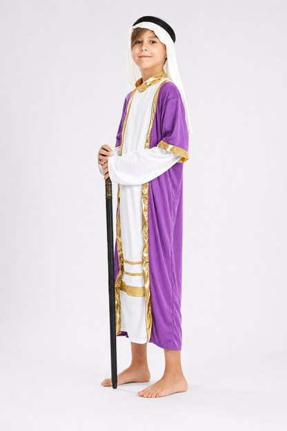 Kids' Arabian Costume with Cape and Headpiece