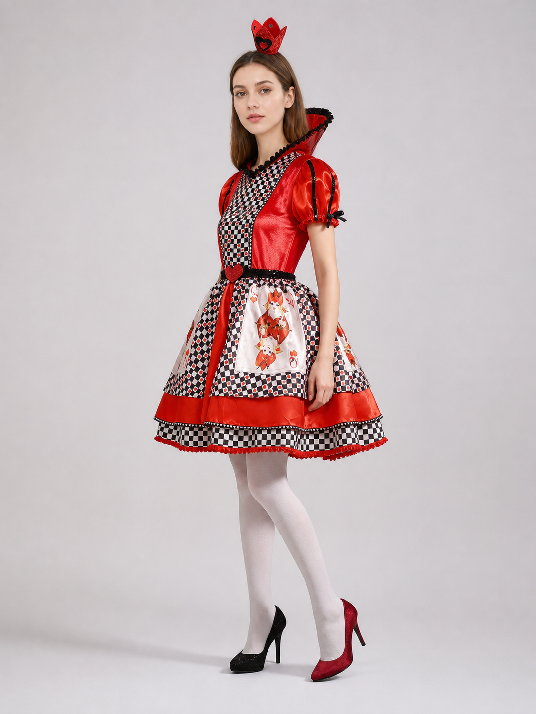 Theatrical Dress in a Card Suit Style