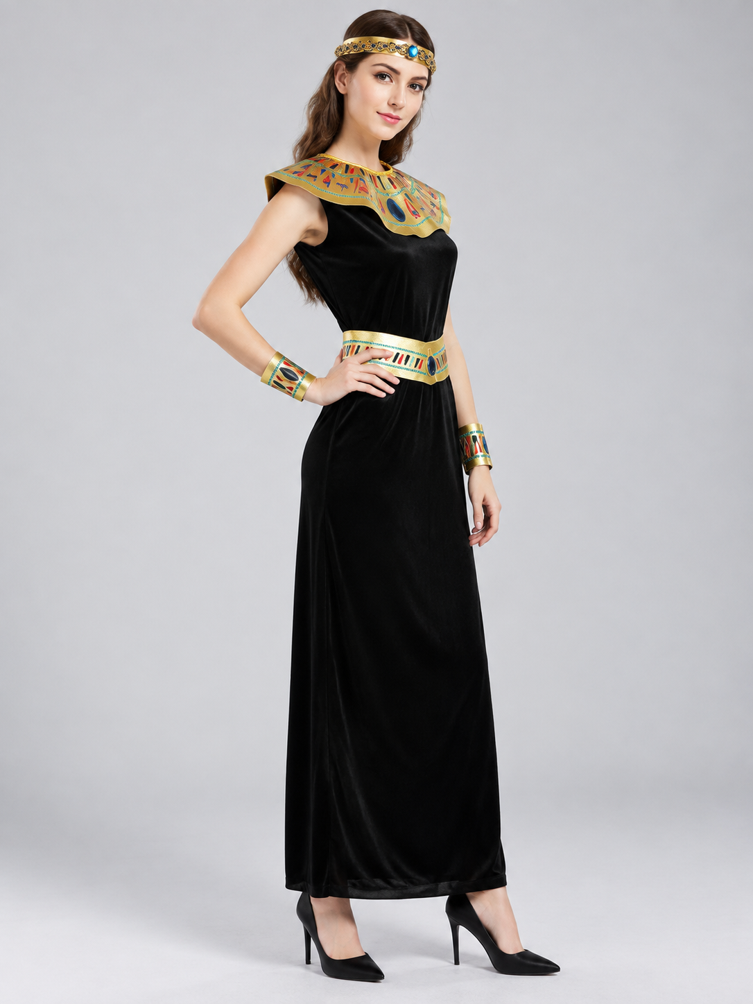 Egyptian-Style Carnival Costume, Black