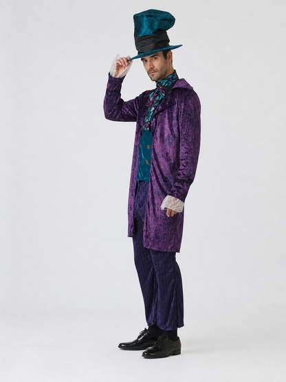 Theatrical Costume with Top Hat, Purple Ensemble