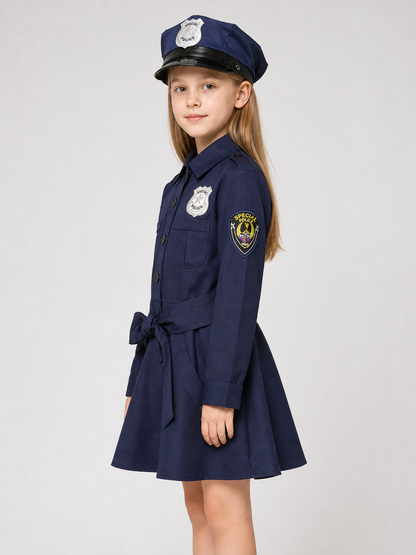 Police-Style Costume with Cap