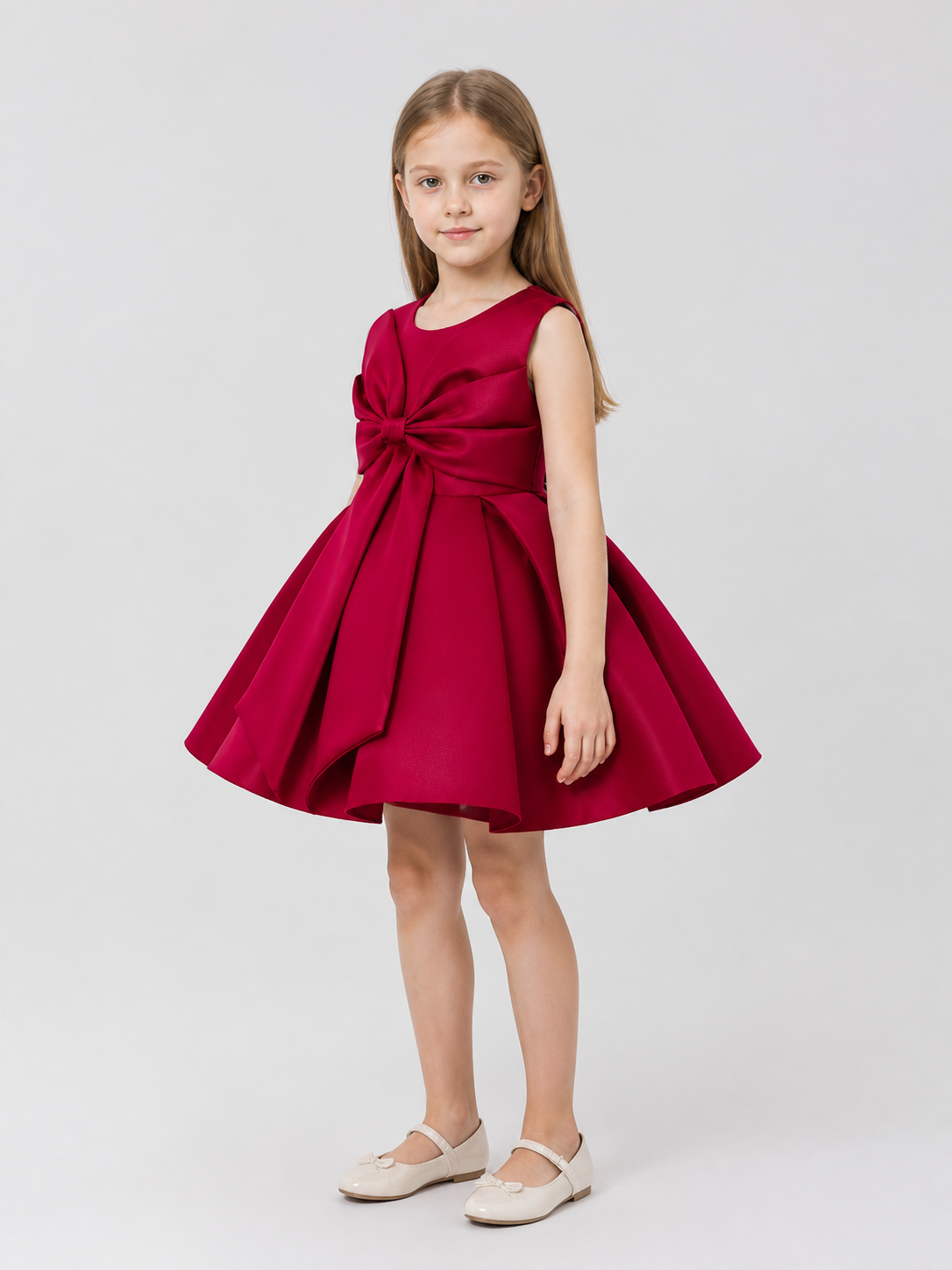Princess Tutu Dress with Bow for Flower Girls