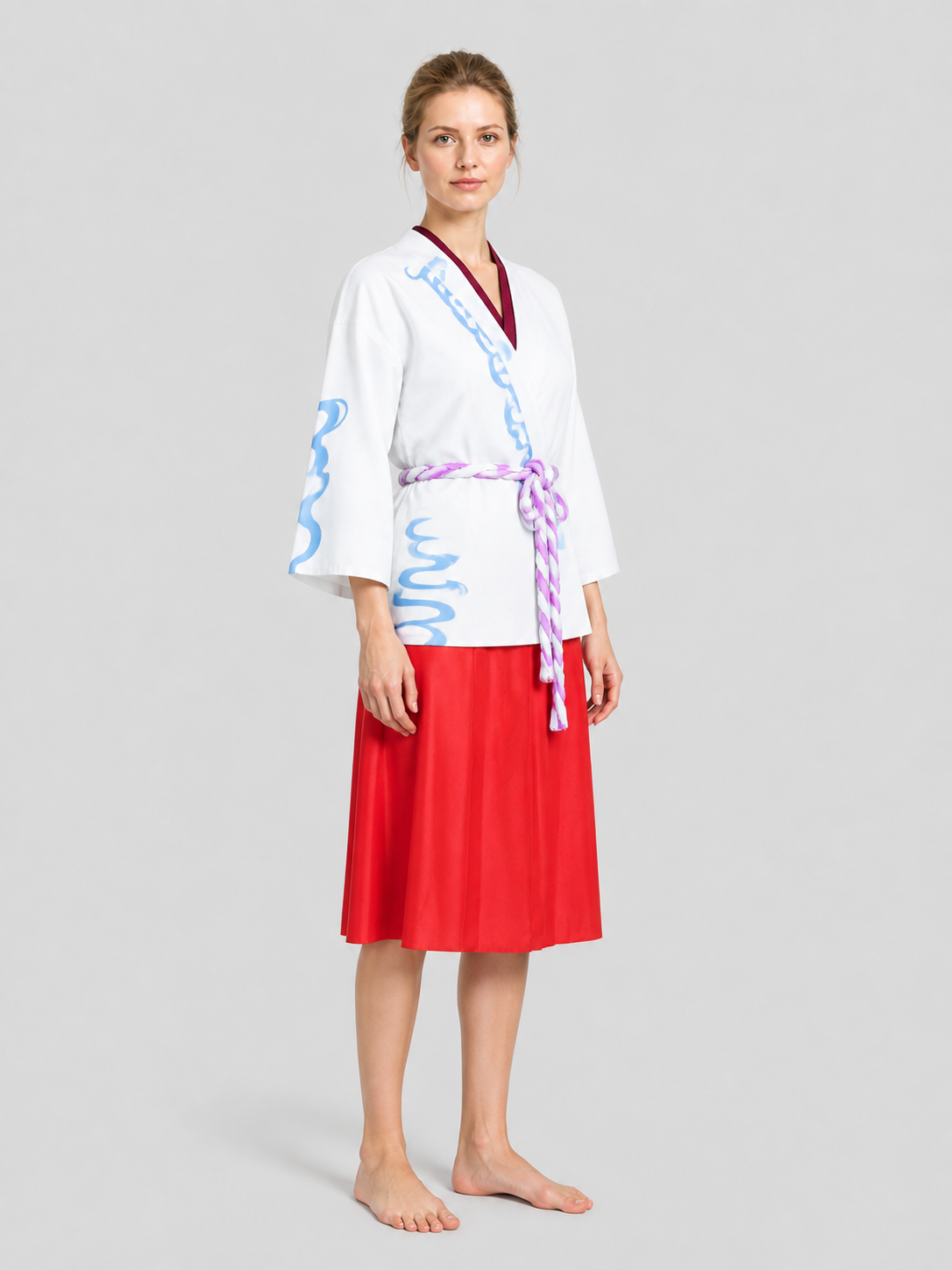 Yamato Cosplay Costume from One Piece, Set side view
