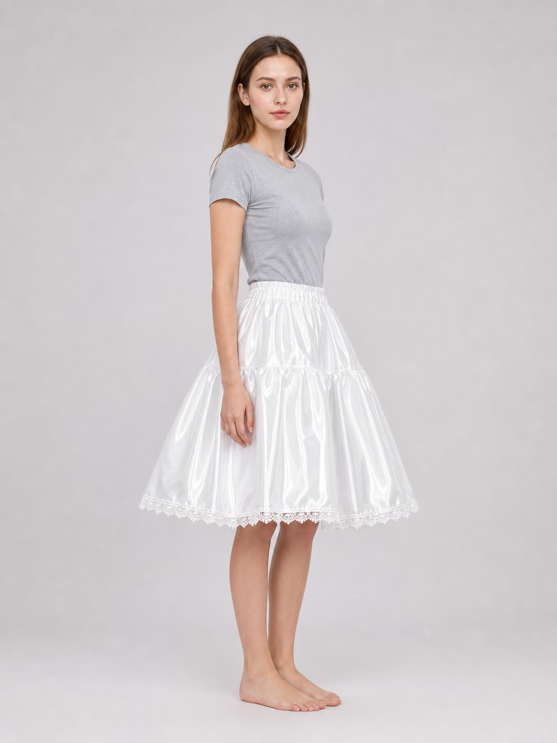 White Beauty and the Beast Cosplay Skirt
