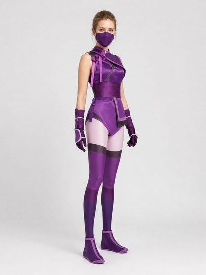 Mileena Cosplay Costume from Mortal Kombat, Set side view