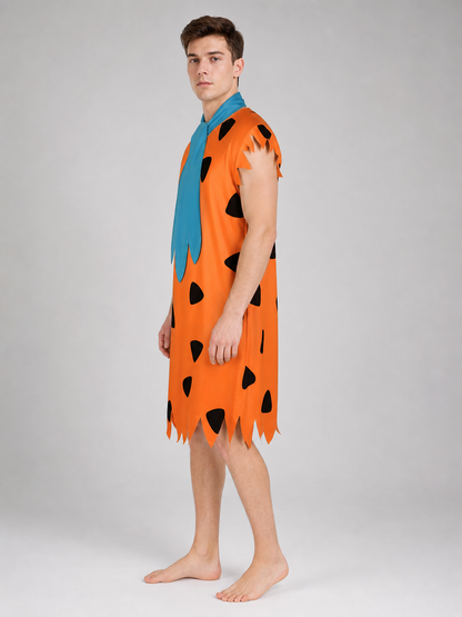 Caveman Costume with Bracelet and Club