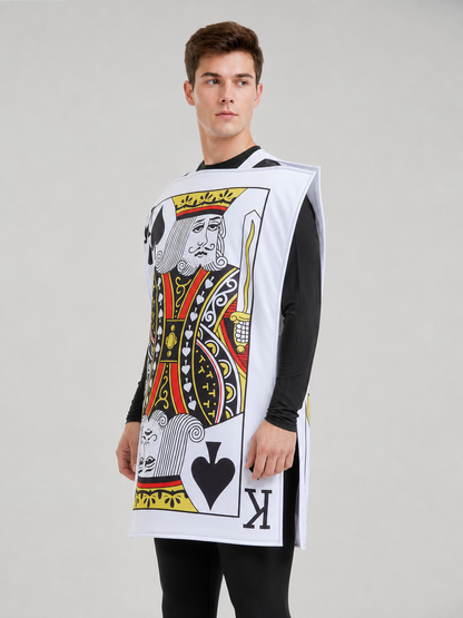 King of Spades tunic costume for a themed party