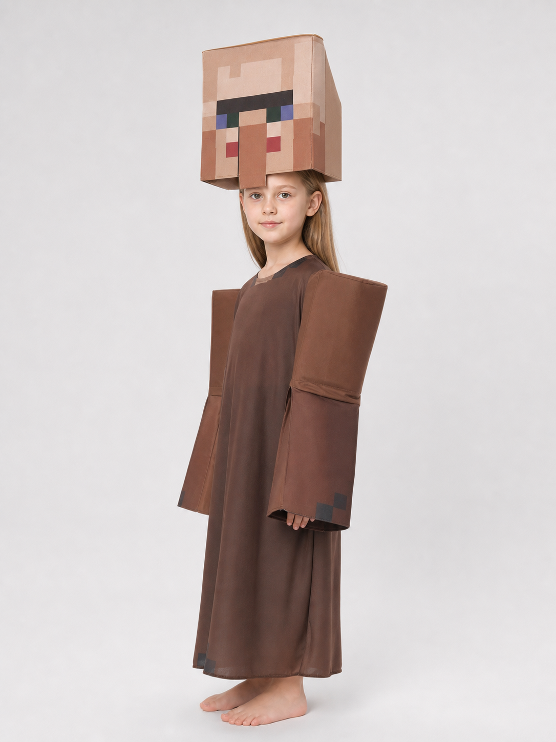 Minecraft Character Cosplay Costume, Pixelated