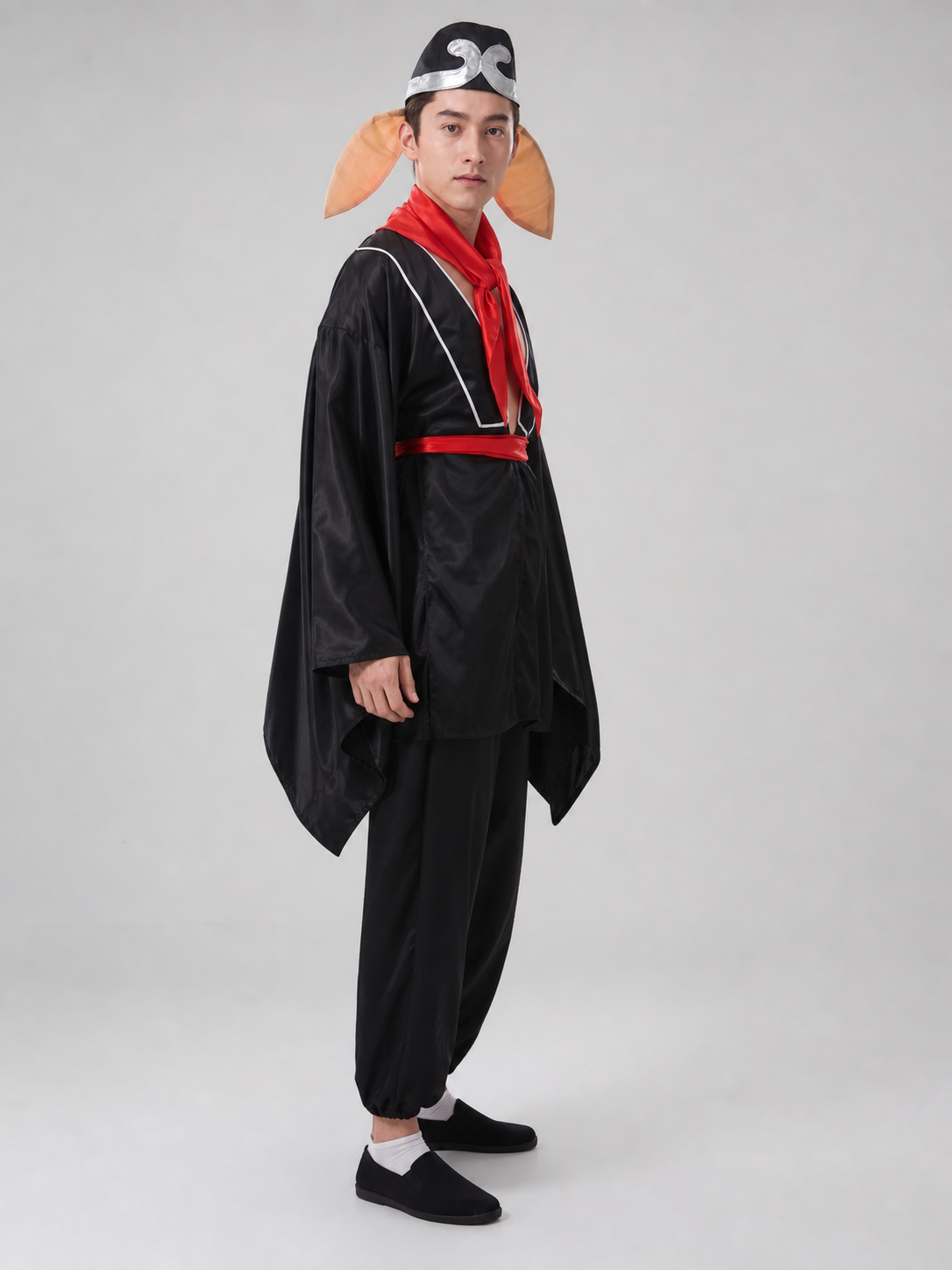 Character Costume with Mask and Pitchfork