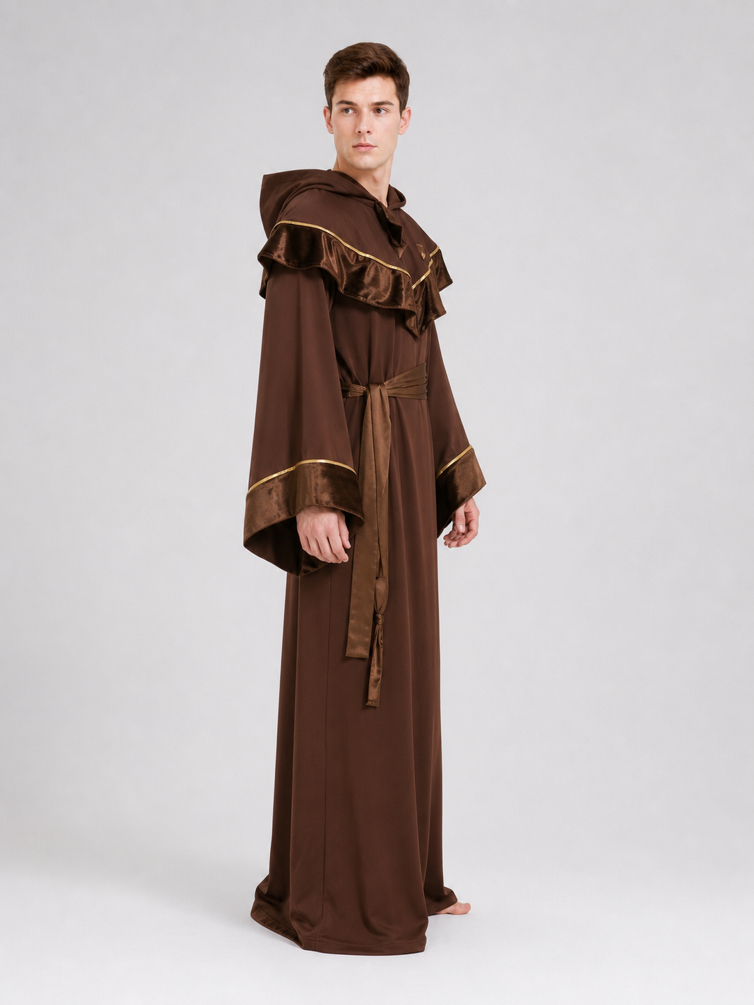Hooded Wizard Costume, Halloween Robe