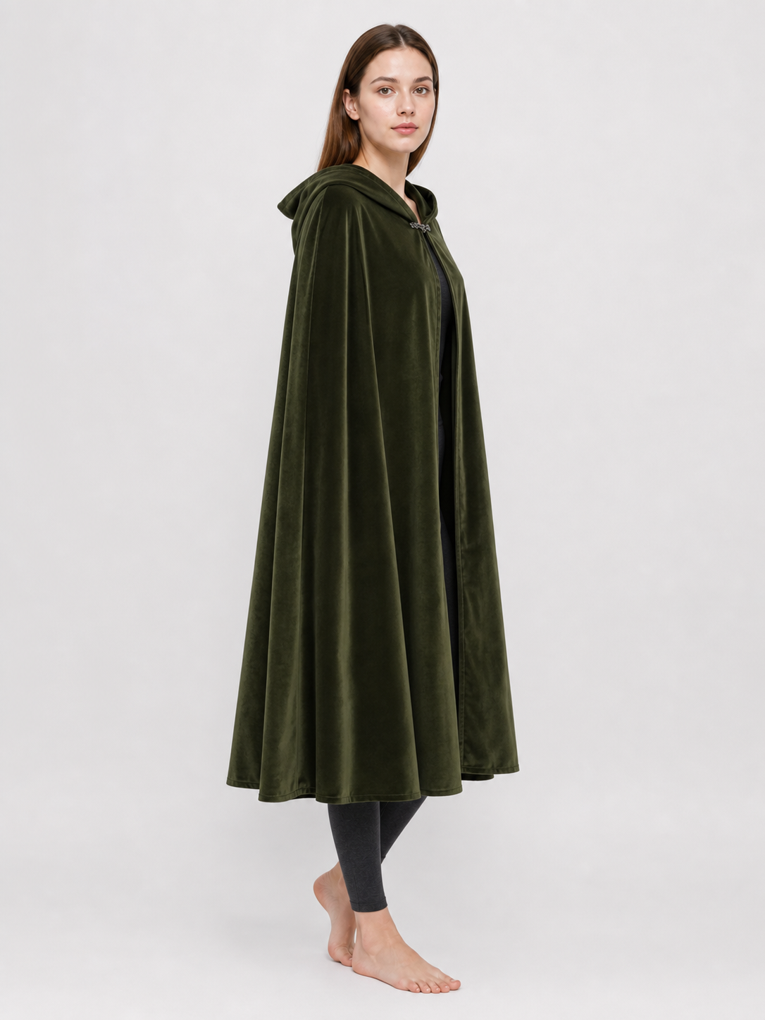 Green Hooded Carnival Cloak, Theatrical