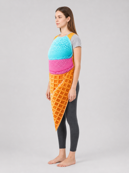 Ice Cream Costume for Halloween and Parties