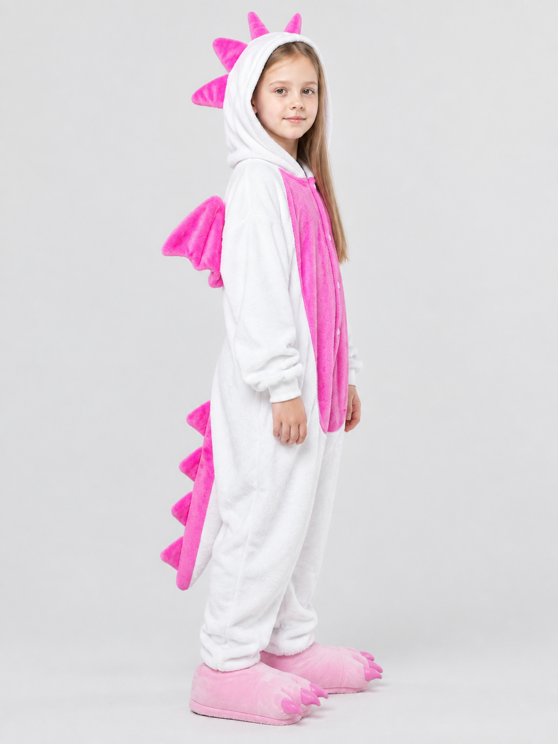 Kids' Dragon One-Piece Pajama with Tail