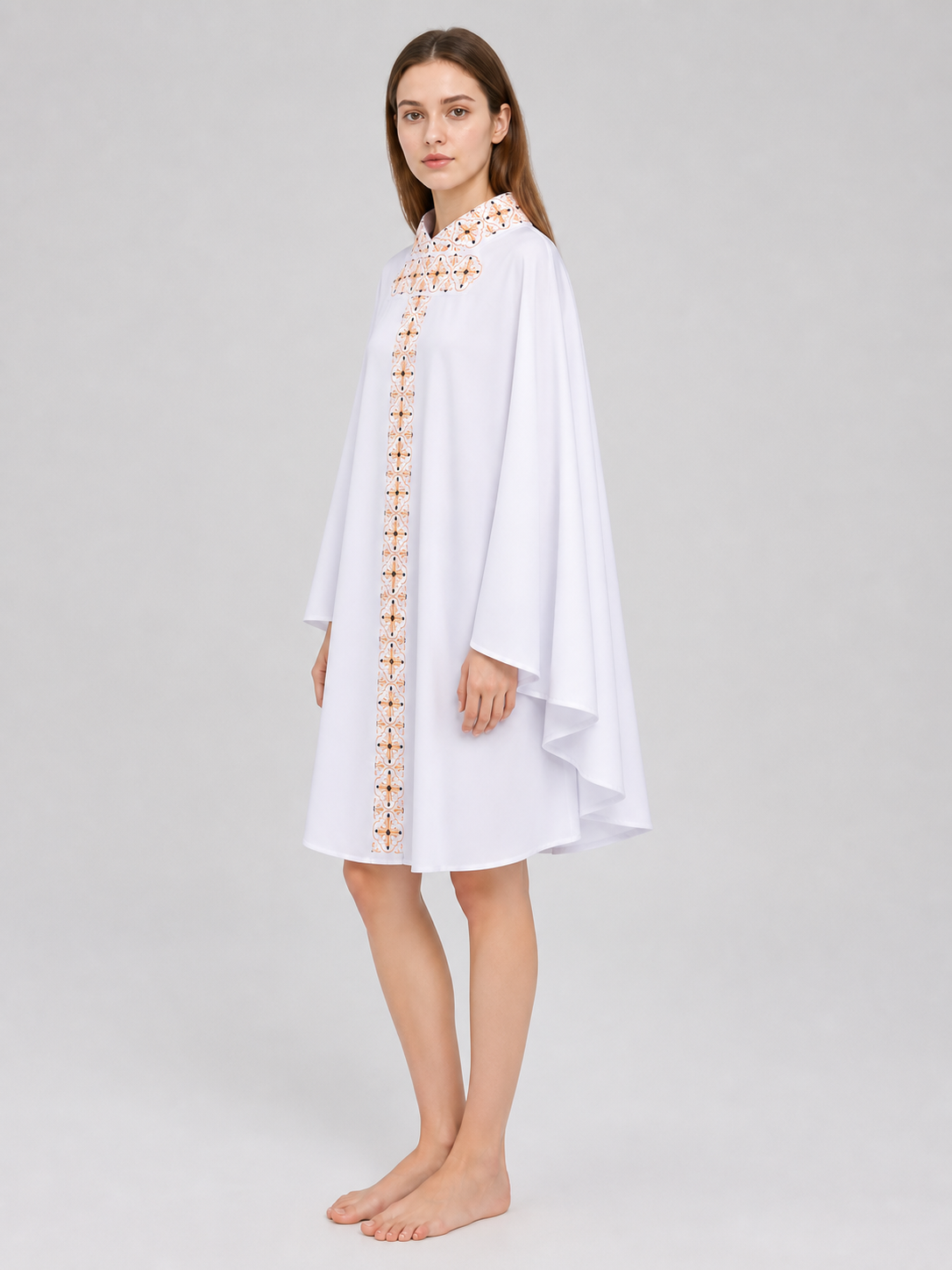 White Medieval-Style Cosplay Shirt