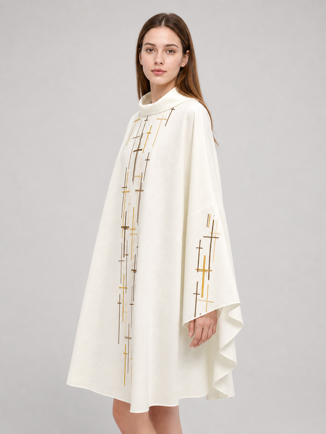 Religious Ceremonial Robe with Cross Pattern