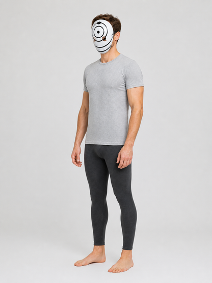 Tobi Mask, Anime Cosplay, White with Black Pattern side view