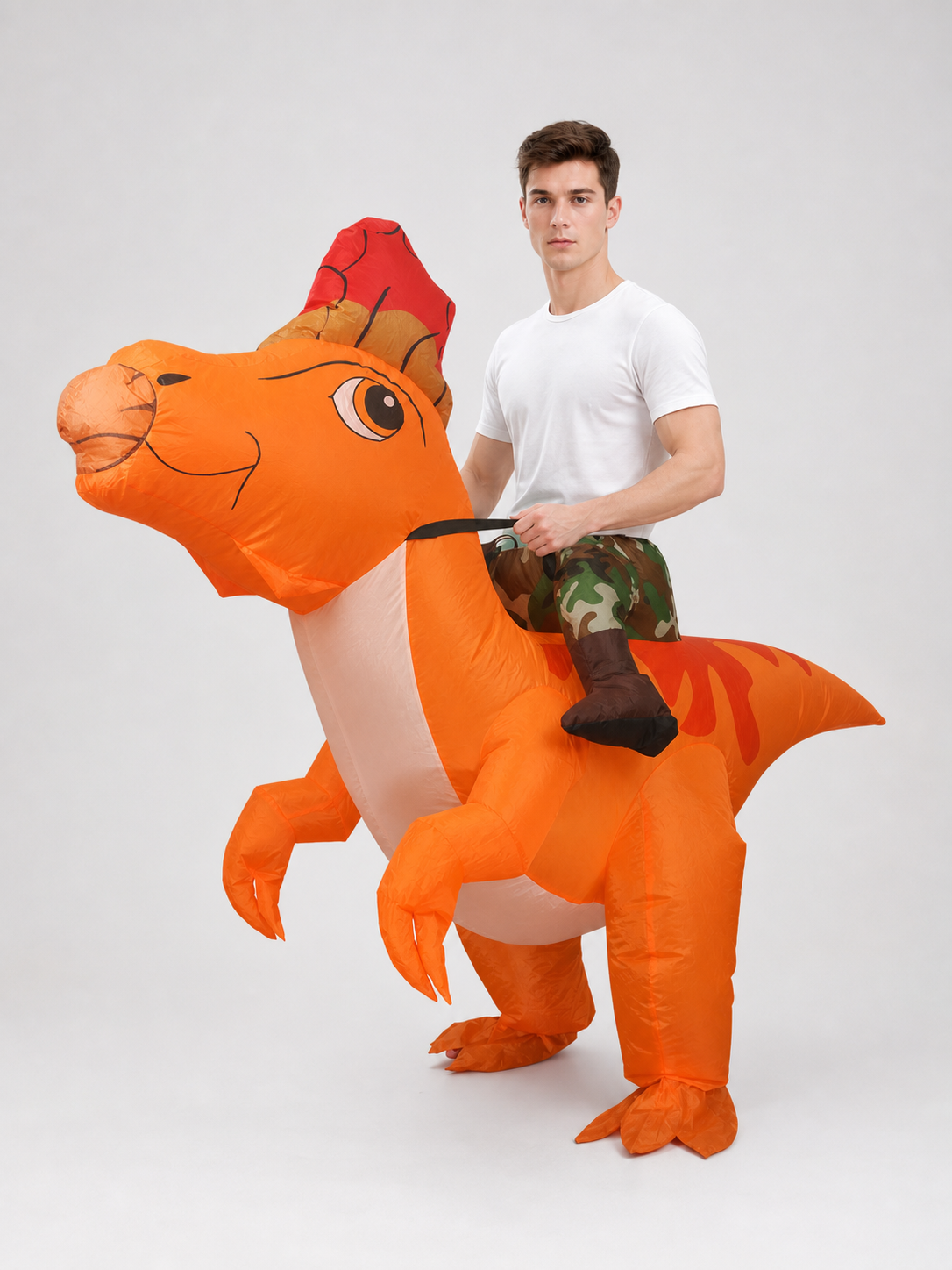 Inflatable Dinosaur Costume for Halloween and Parties