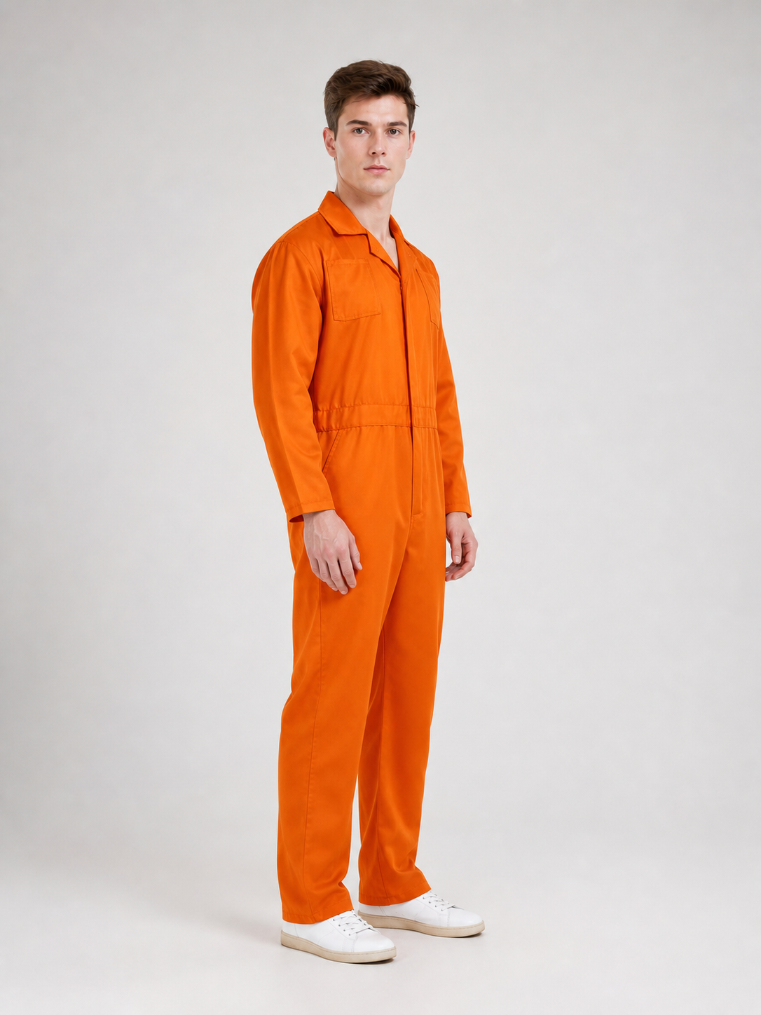 Orange Jumpsuit with Accessories