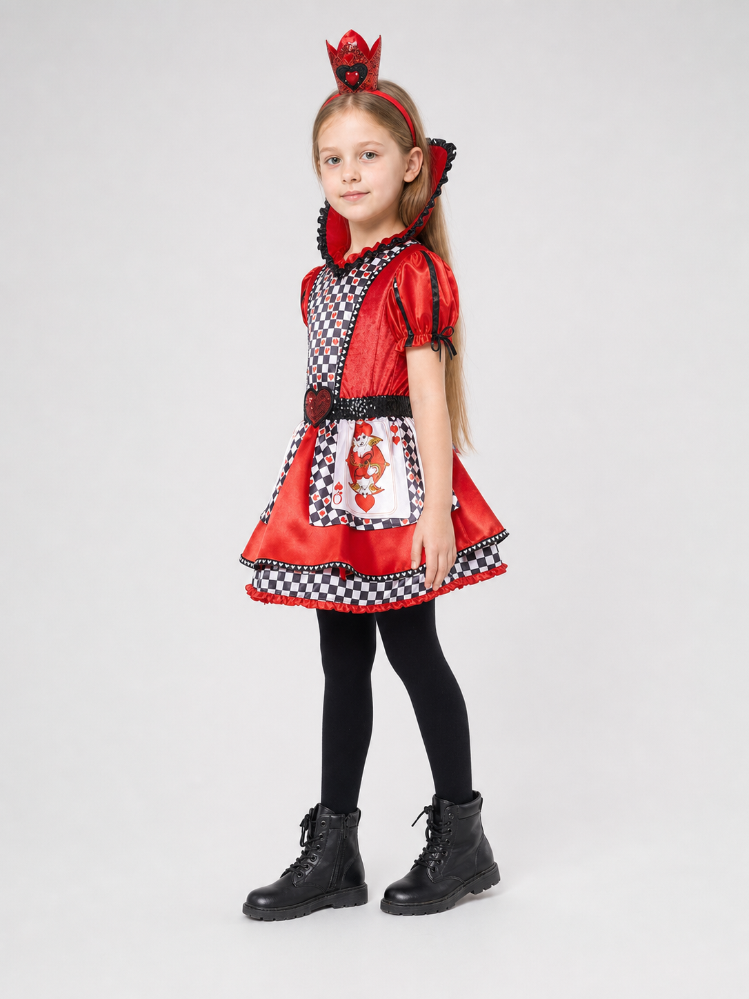 Red Queen Costume with Crown