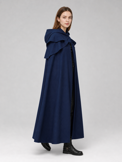 Medieval Gothic Hooded Cloak for Cosplay