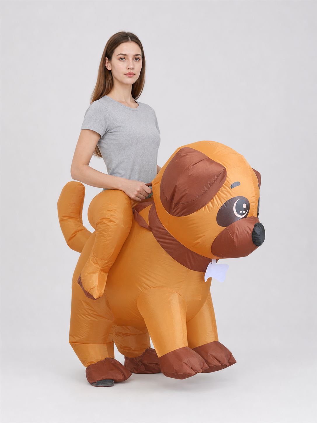 Inflatable Riding Dog Costume, One Size