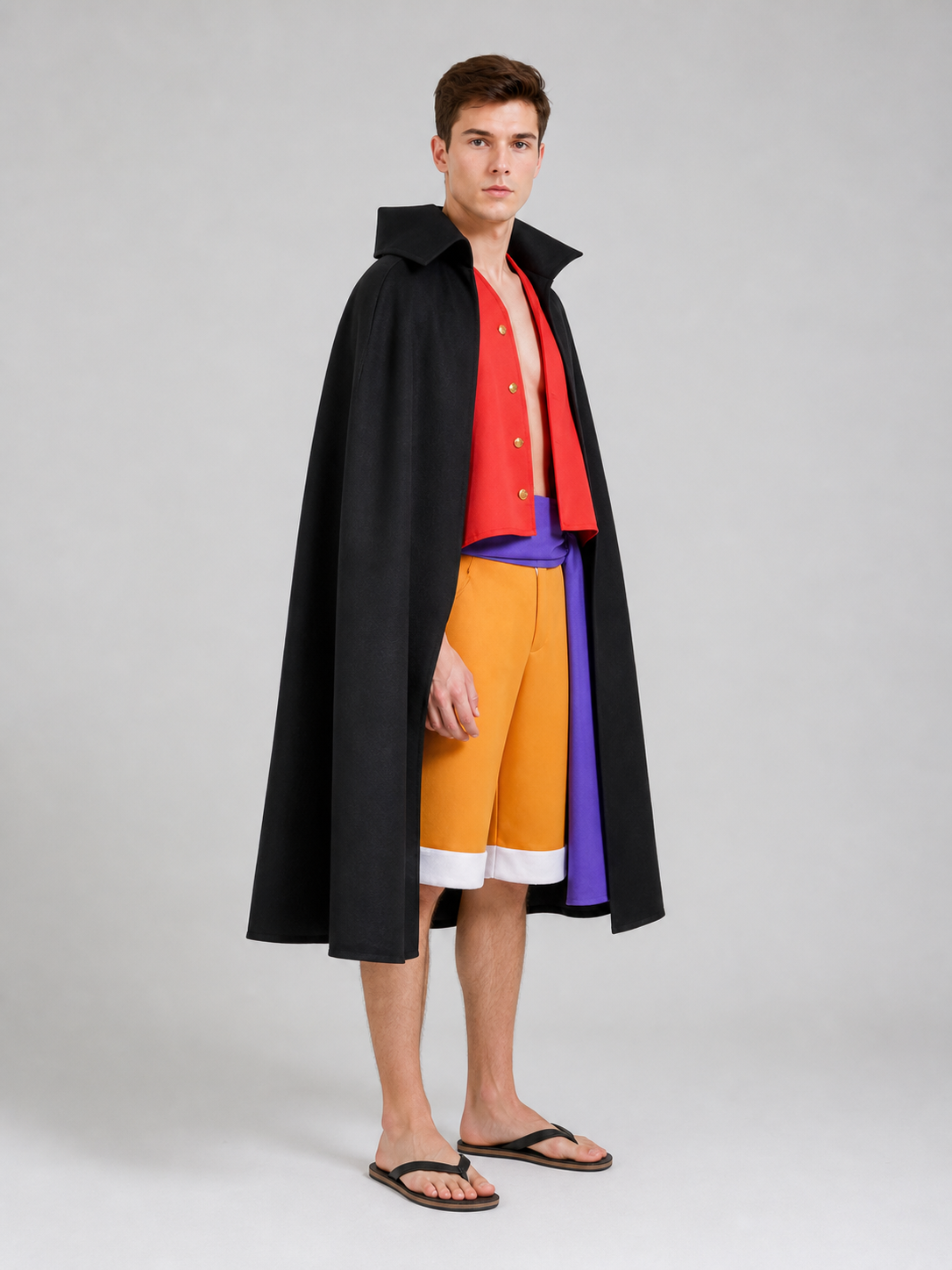 Luffy Cosplay Set from Wano with Cape