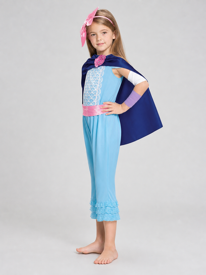 Bo Peep Costume: Jumpsuit and Cape
