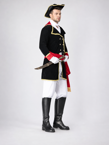 Pirate Captain Costume with Hat