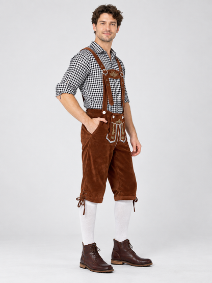 Oktoberfest Costume: Plaid Shirt and Breeches Shorts