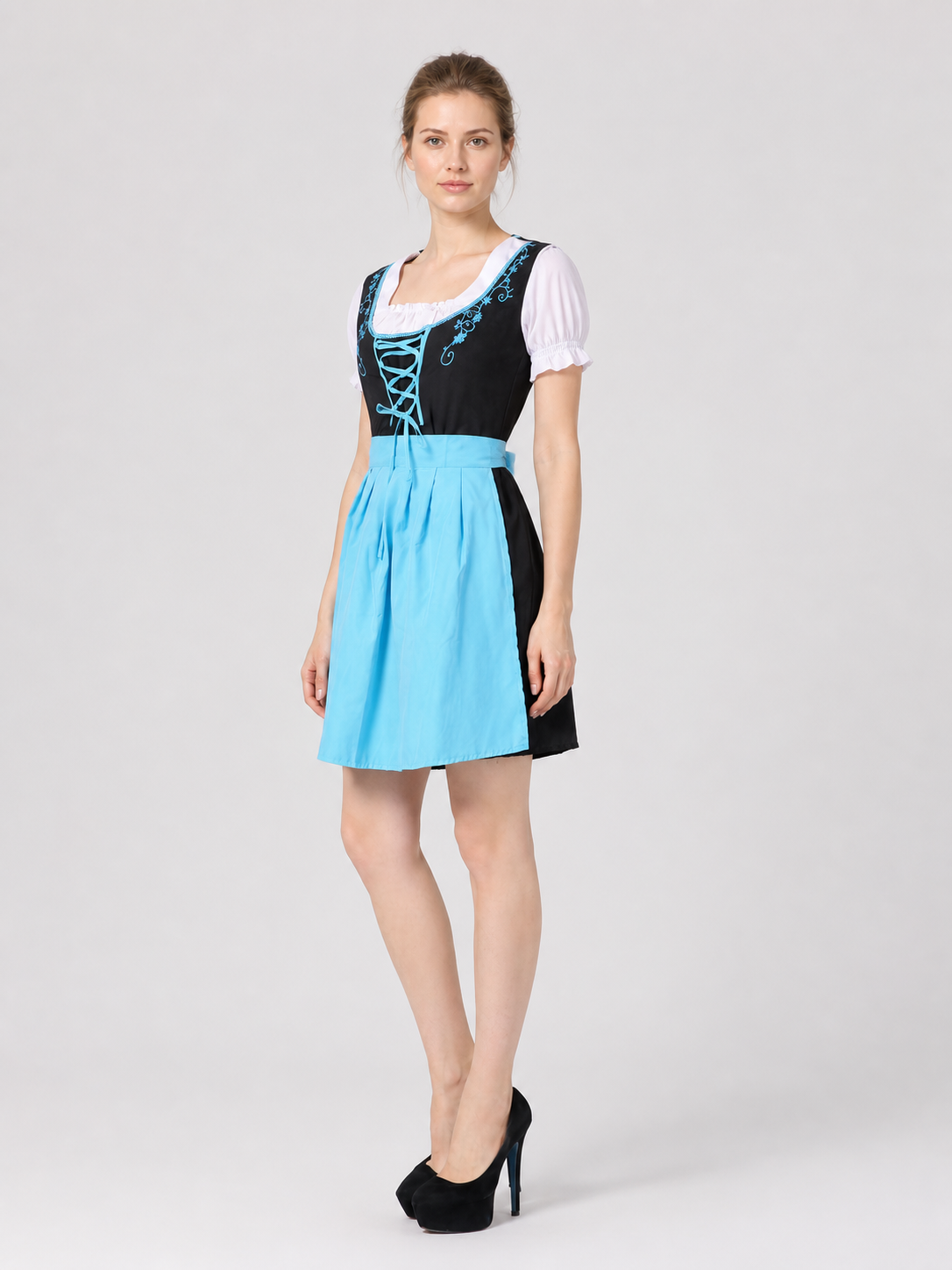 German Corset Costume for a Beer Festival, M-XL side view
